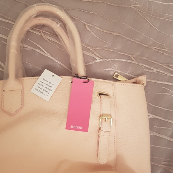 Light pink faux leather tote - Picture 3 of 4